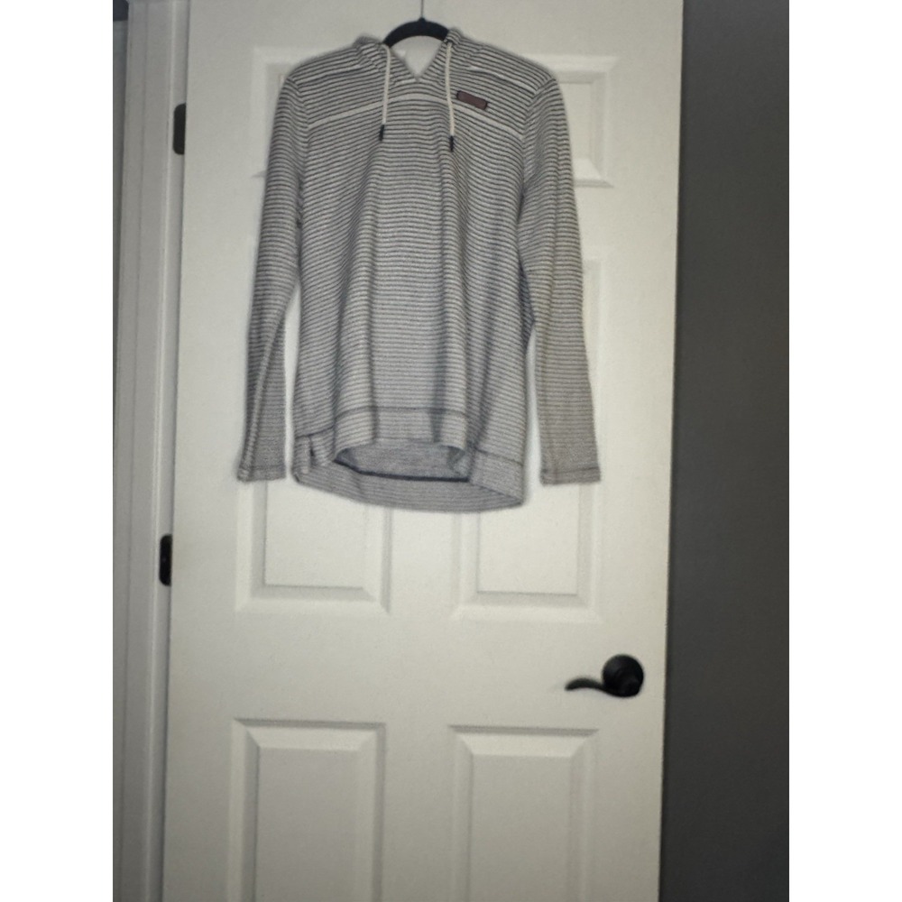 Vineyard Vines Island Striped Hooded Sweatshirt Medium